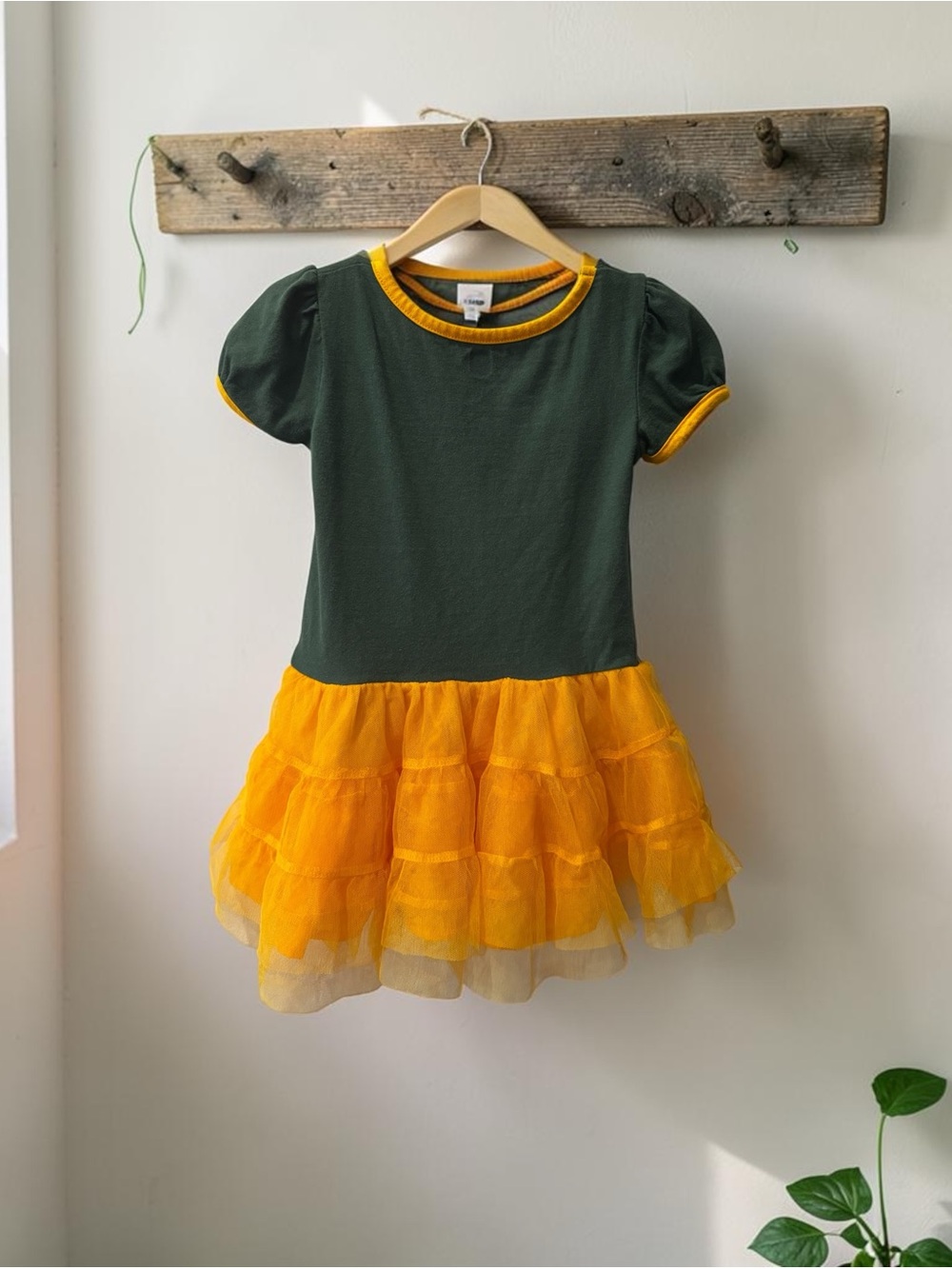Go Packers! Green Bay Packers Toddler Girls TUTU DRESS size 2T - Picture 2 of 7